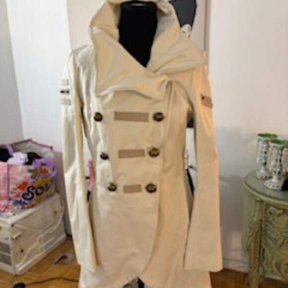 Mackage beige trenchcoat - Picture 1 of 7